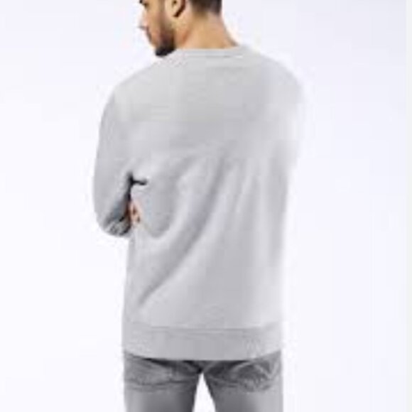 DIESEL S-EZRA Men's Front Zipper Moto Gray Crewneck Sweatshirt XL $259 - Picture 3 of 12